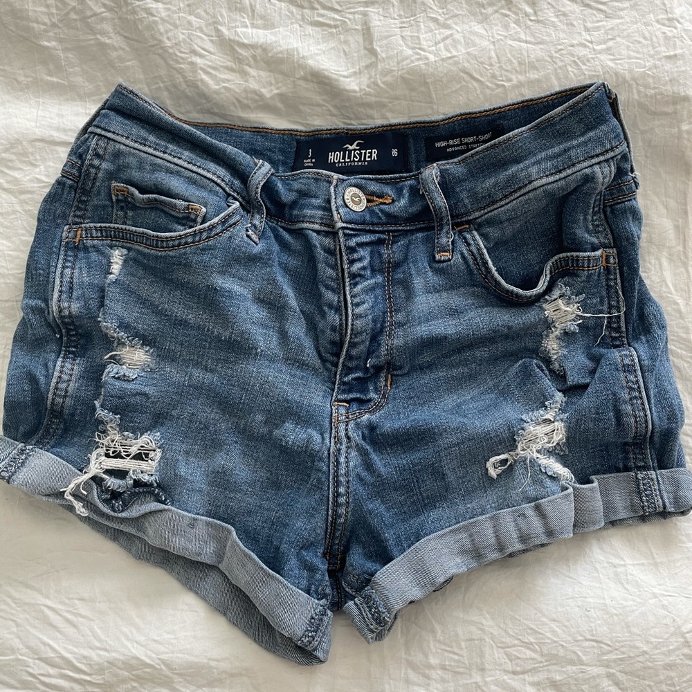 Hollister high rise short shorts